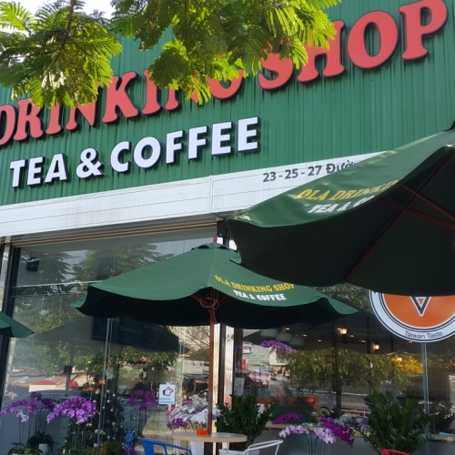 Milk-tea shop OLA in district 7