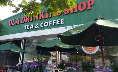 Milk-tea shop OLA in district 7